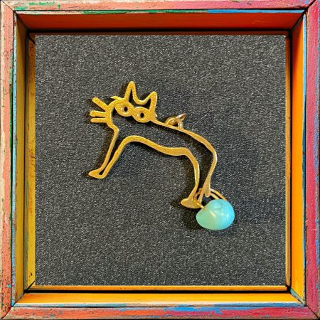 Necklace Chat Bleu - Image 2