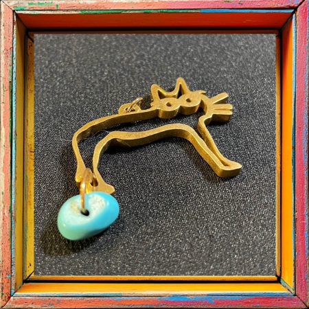 Necklace Chat Bleu - Image 3