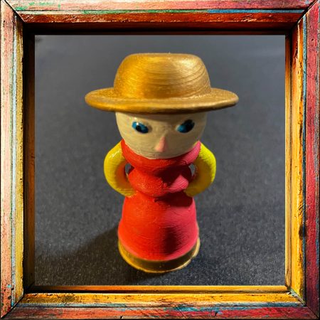 Little Goldhood play figurine